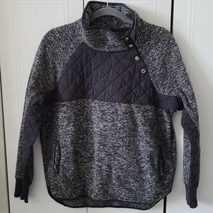Abercrombie & Fitch Asymmetrical Snap Fleece
